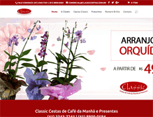 Tablet Screenshot of classiccestas.com.br